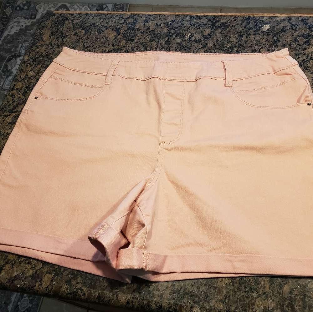 Pink Pull On Shorts